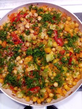 Нут с овощами Нут с овощами