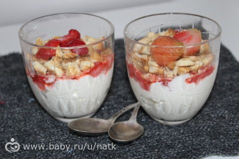 Маскарпоне. Десерт с клубникой
