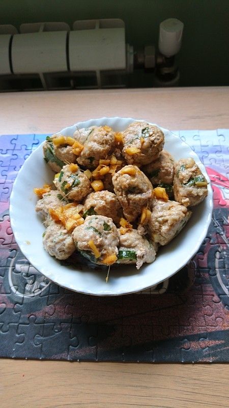 Мясо. Фрикадельки с азиатской ноткой)