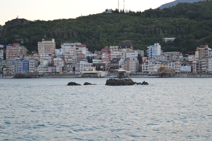 Отпуск в Крыму, июль 2017, часть 7. Морская прогулка.