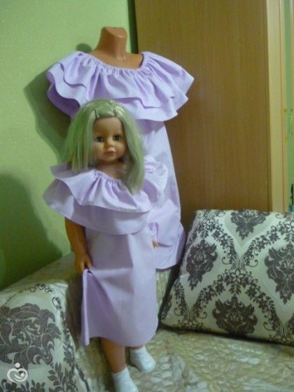 Лавандовой нежности в эфир (ПлатьяВолан Family Look)