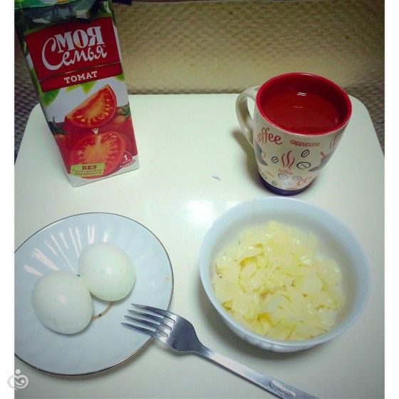 Первый день моей диеты