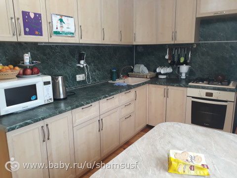 Шторы и тюль на кухне.